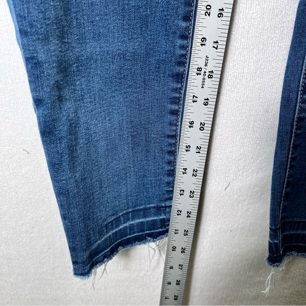 KanCan Distressed Cropped Jeans Womens 9/28 Blue Denim Stretch‎ Cute 2651 - Picture 6 of 9